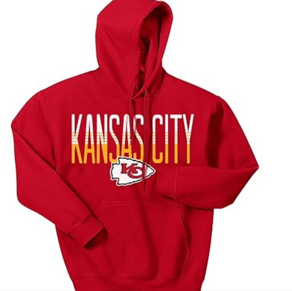 NFL | Red Hoodie Kansas City Chiefs Logo Print